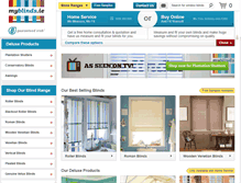 Tablet Screenshot of myblinds.ie
