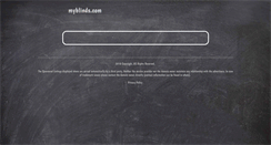 Desktop Screenshot of myblinds.com